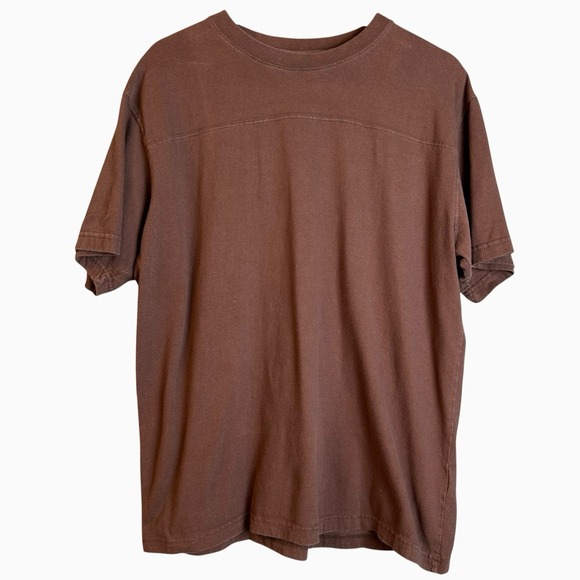 Route 66 Other - Vintage Route 66 T-Shirt Men's Large horizontal chest seam (Yoke Detail) Brown